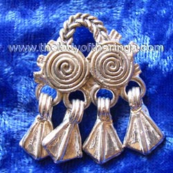 Duck foot viking pendant