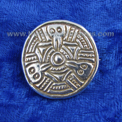 Broche ronde féroenne viking symbol jewel