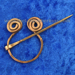 Small penannular viking brooch