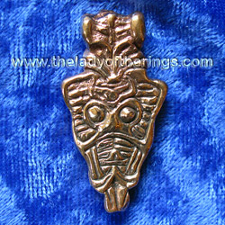 masque uppaakra pendentif viking