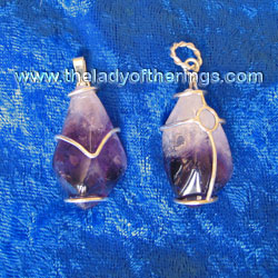 Wrapped Améthysts jewel set