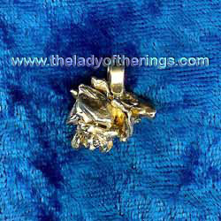 gold nugget pendant