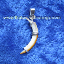 squirrel tooth jewel pendant